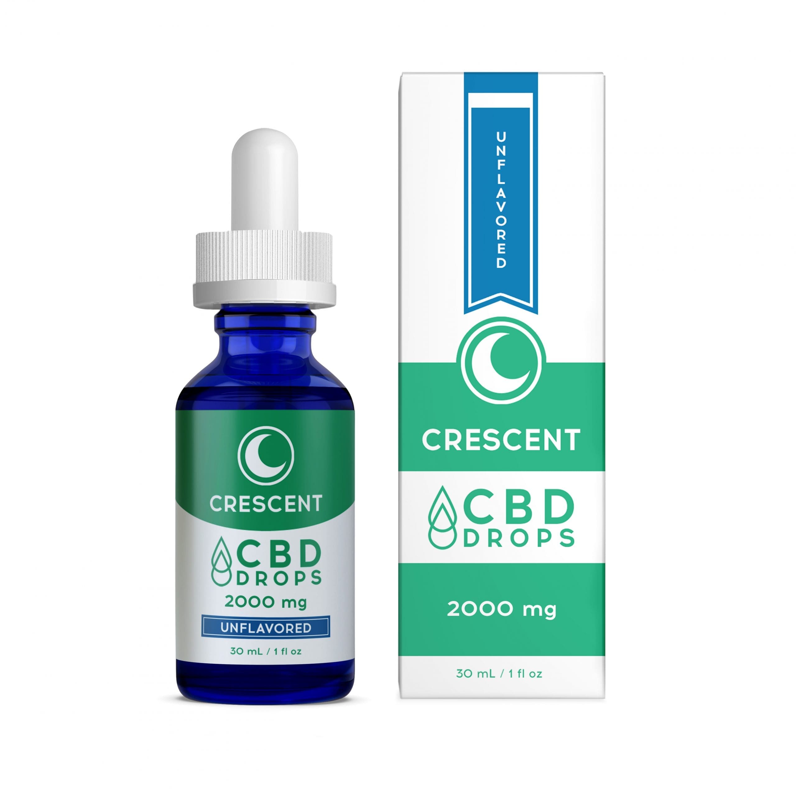 2000mg UNFLAVORED cbd oil and box