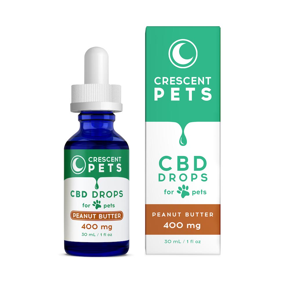 PEANUT BUTTER CBD Oil for Pets 400 mg with box