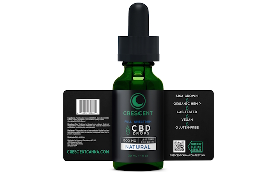 1500 mg Full-Spectrum Natural CBD Drops