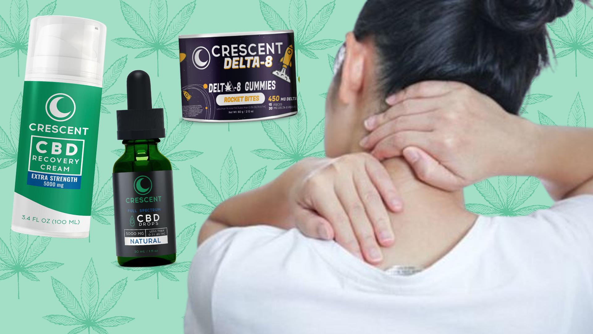 Crescent Canna CBD products for pain relief