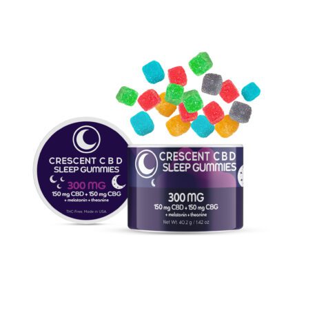 Crescent Canna CBD Gummies for Sleep – CBG + CBD Sleep Gummies