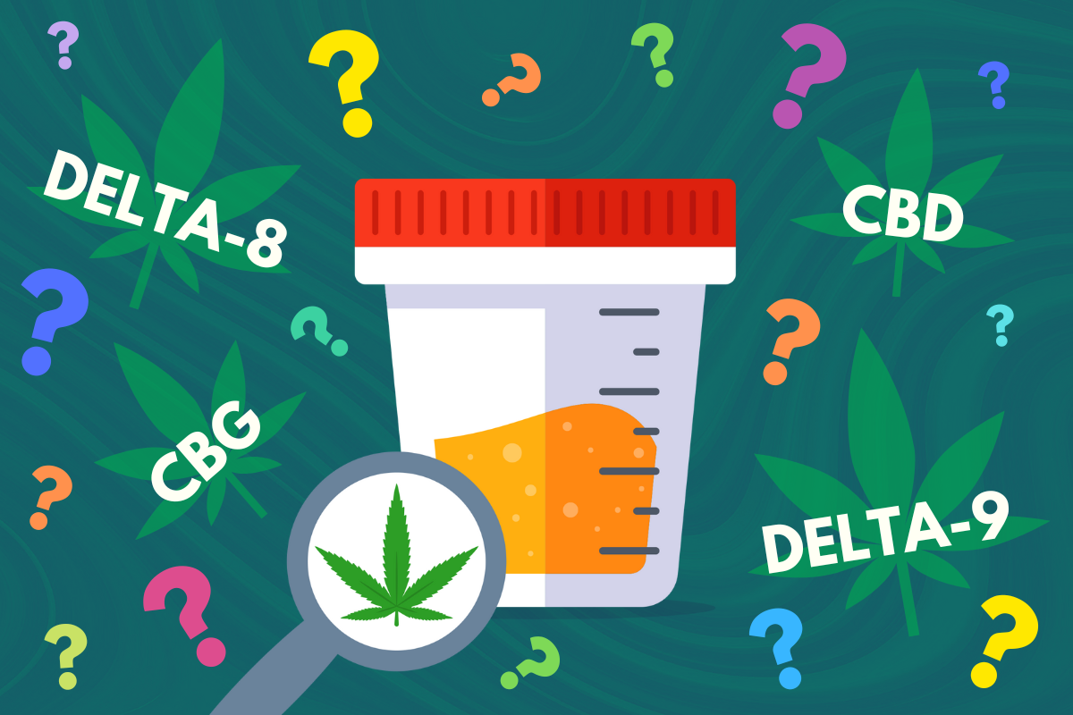 Do Delta-9, Delta-8, CBD, and CBG show up on a drug test?