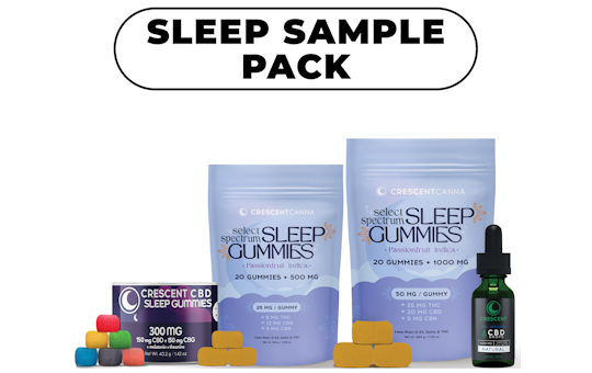 THC and CBD products for sleep