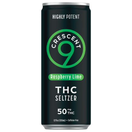 Crescent 9 Grape Lemonade THC Seltzer | 50mg THC/can | 21+