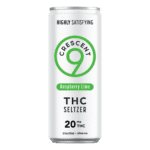 Crescent 9 Raspberry Lime 20 mg THC Seltzer