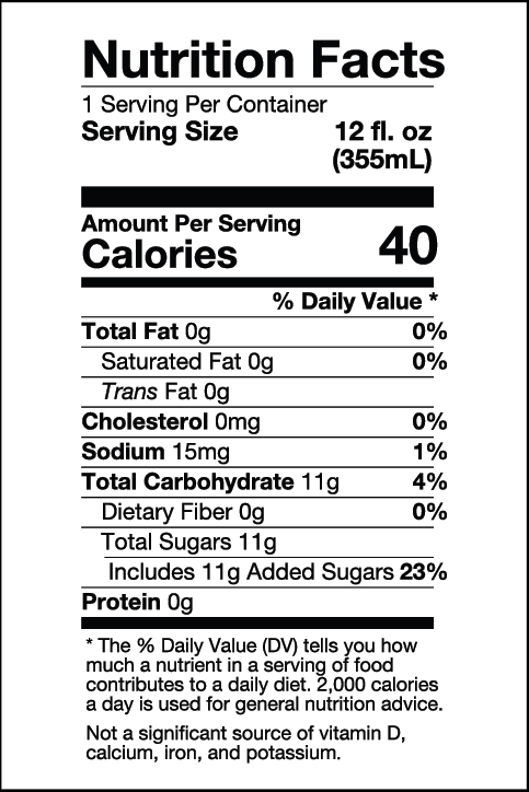 Sour Watermelon 20 mg Nutrition Facts THC Seltzer
