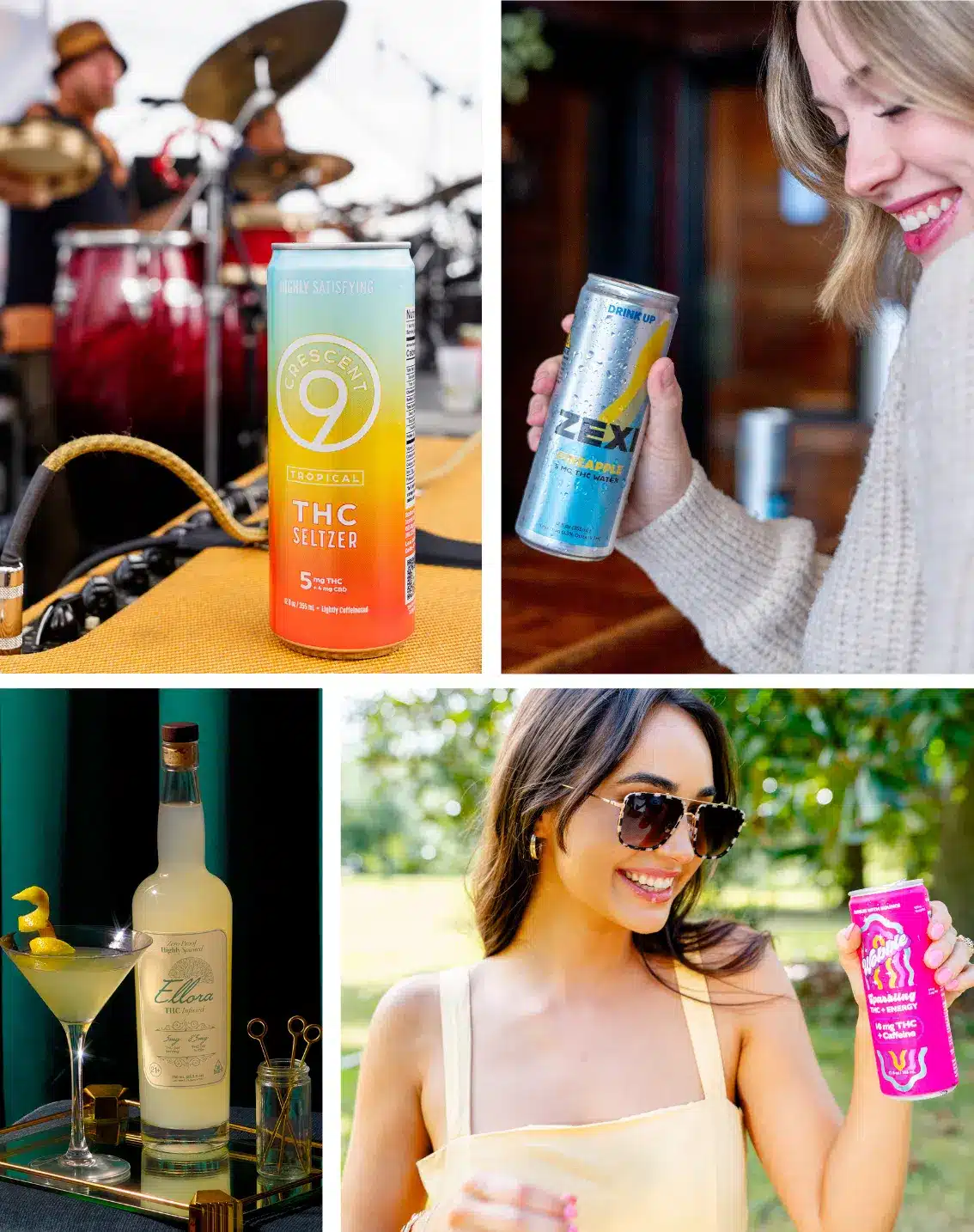 THC-infused Drinks, THC-infused Gummies, and THC-infused Chocolates photos